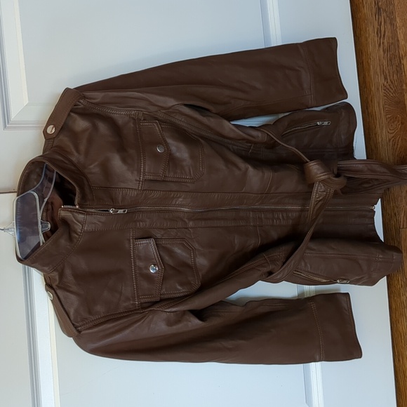 Echt Ledger woman's leather jacket - Picture 4 of 16